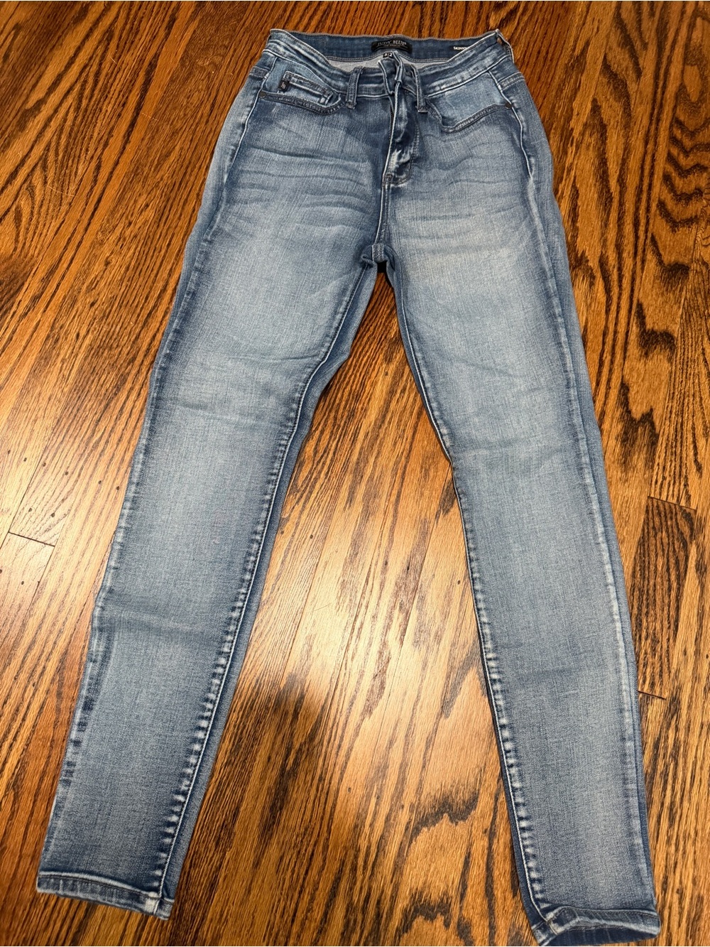 Judy Blue Faded Light Blue Skinny Jeans